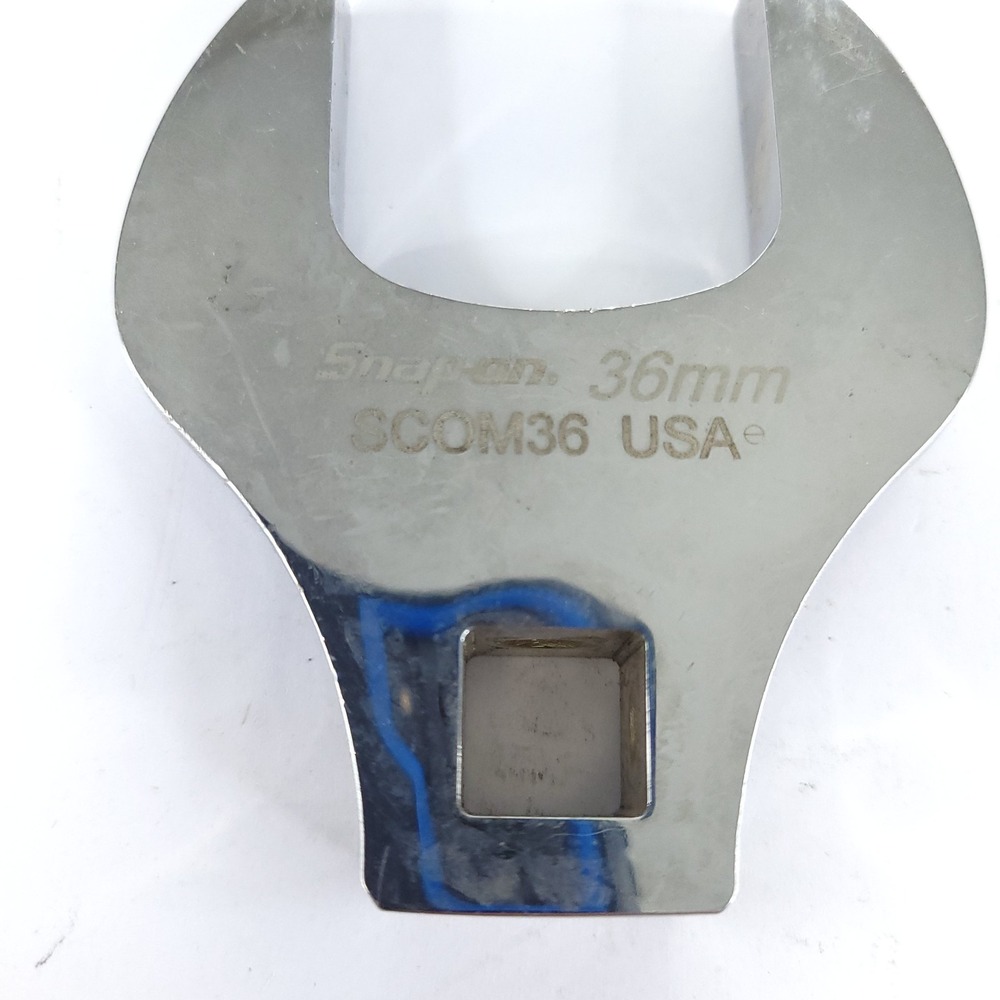 Snap On SCOM36 36mm Crowfoot Open End Wrench 1/2" Drive USA Made Crow Foot
